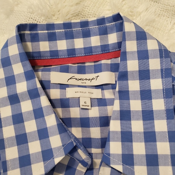 FOXCROFT NYC WOMEN'S BUTTON UP SIZE 6 - Picture 5 of 5